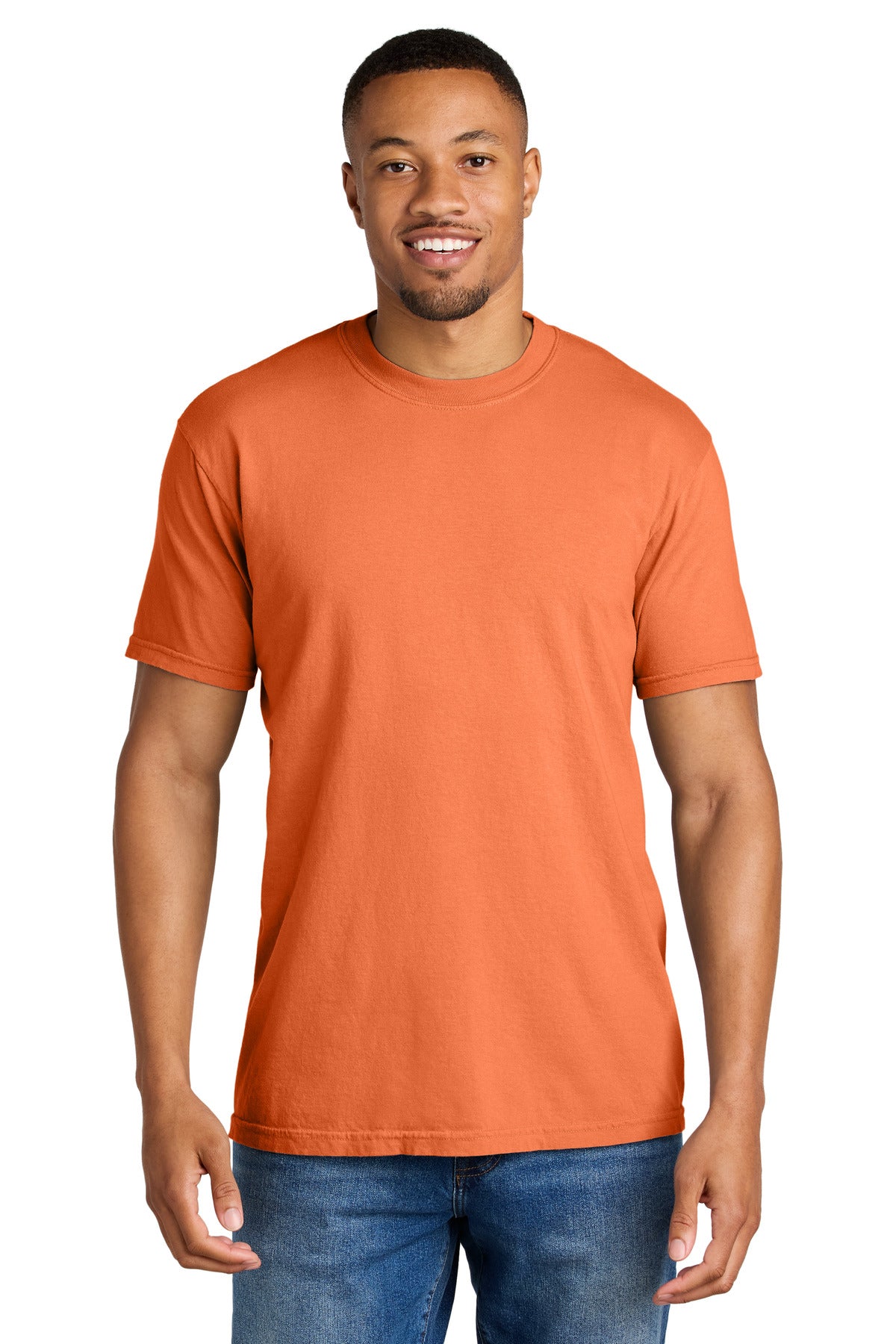 Custom Embroidered Comfort Colors T-Shirts  in Burnt Orange