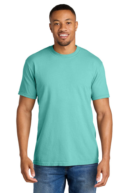 Custom Embroidered Comfort Colors T-Shirts  in Chalky Mint