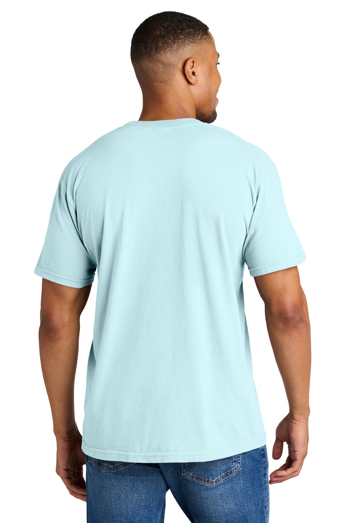 Custom Embroidered Comfort Colors T-Shirts  in Chambray