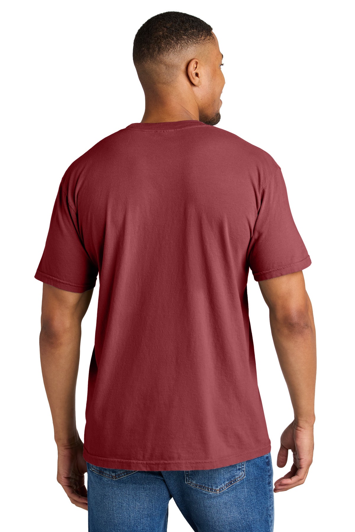 Custom Embroidered Comfort Colors T-Shirts  in Chili