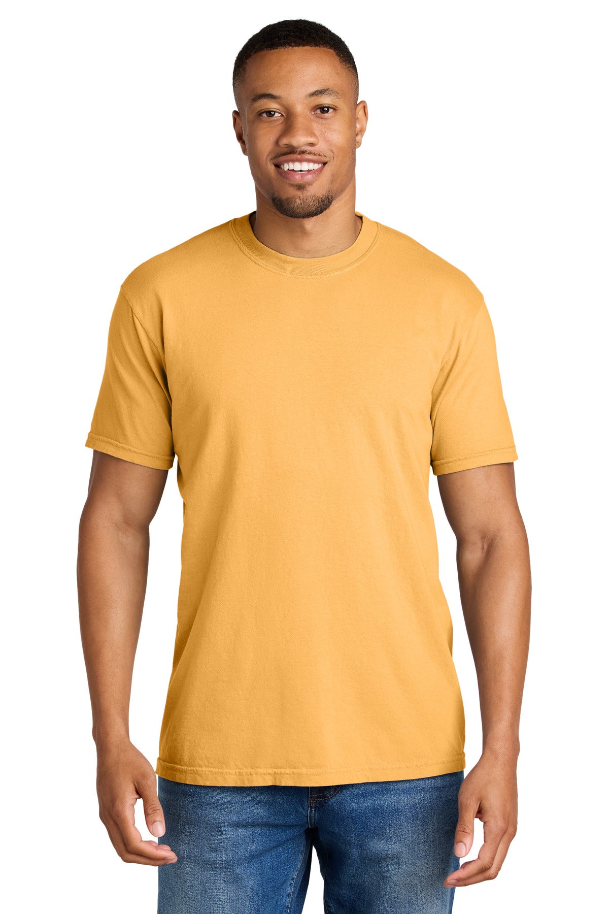 Custom Embroidered Comfort Colors T-Shirts  in Citrus