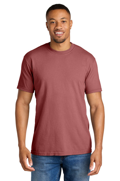 Custom Embroidered Comfort Colors T-Shirts  in Crimson