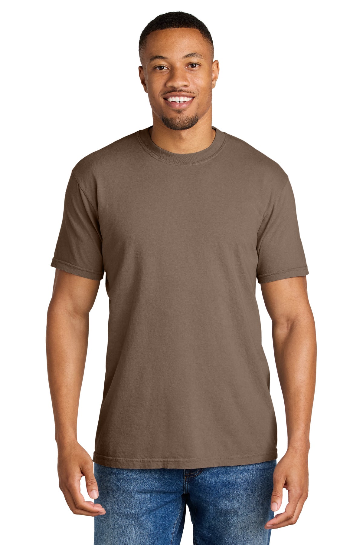Custom Embroidered Comfort Colors T-Shirts  in Espresso