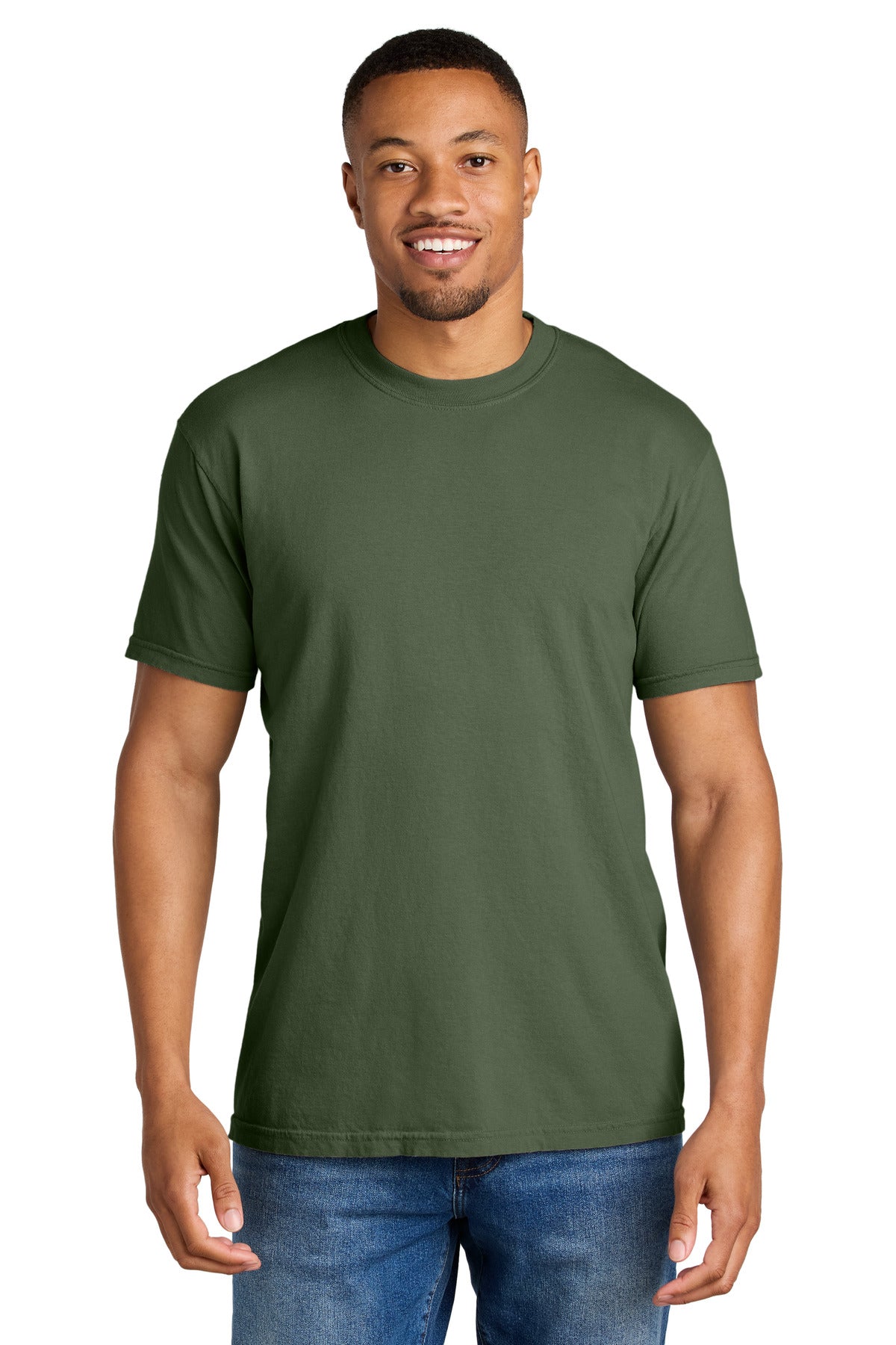 Custom Embroidered Comfort Colors T-Shirts  in Hemp