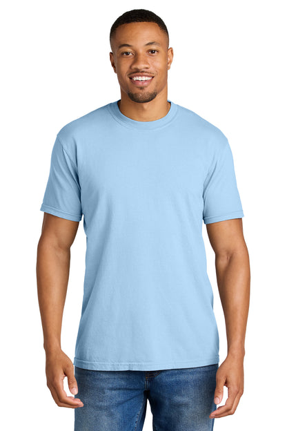 Custom Embroidered Comfort Colors T-Shirts  in Hydrangea
