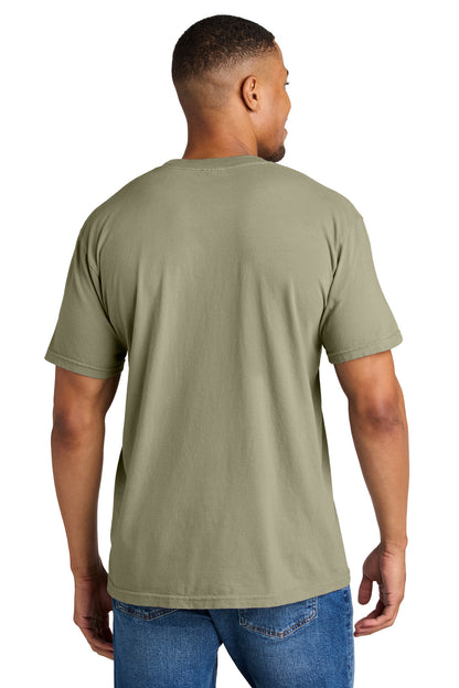 Custom Embroidered Comfort Colors T-Shirts  in Khaki