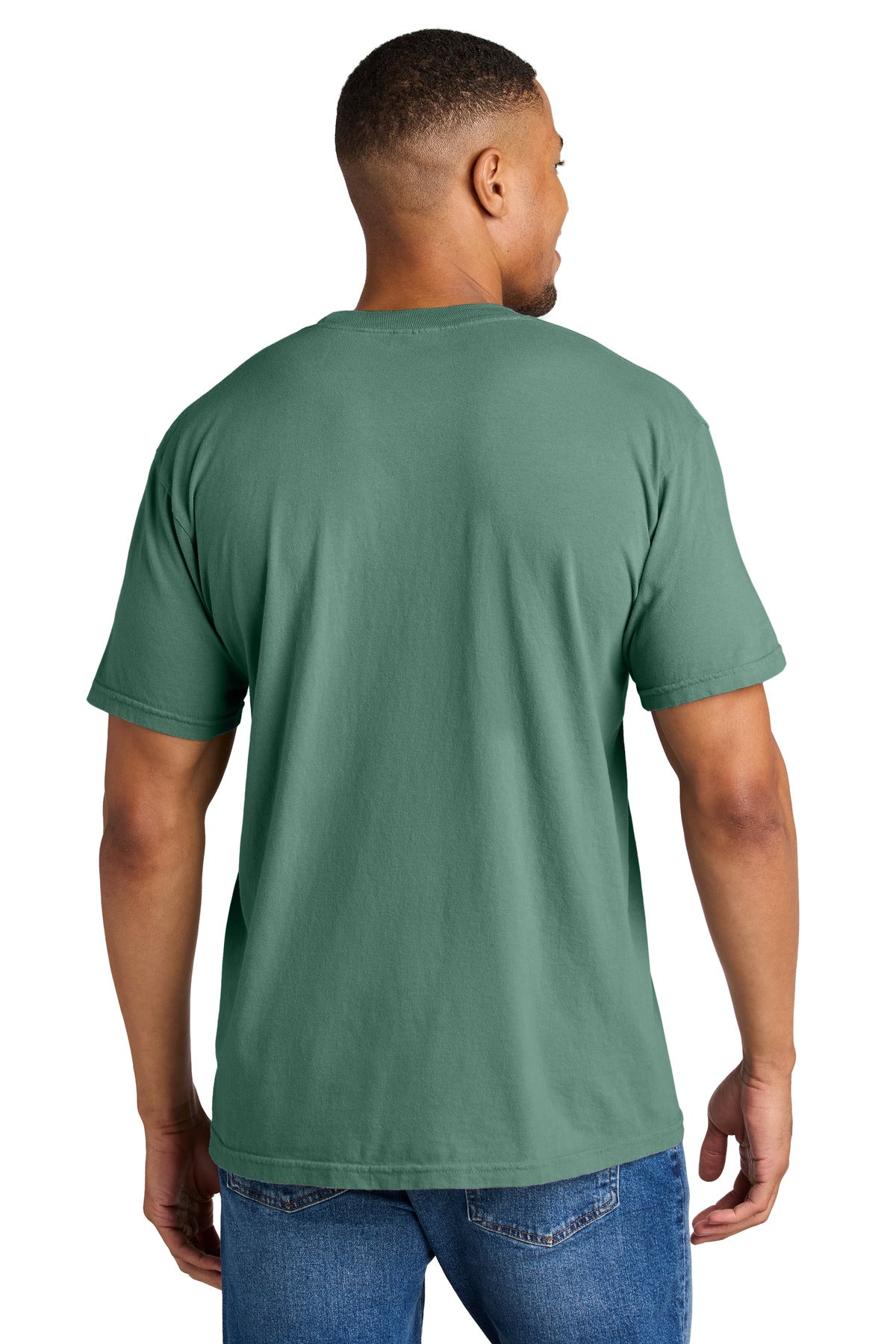 Custom Embroidered Comfort Colors T-Shirts  in Light Green