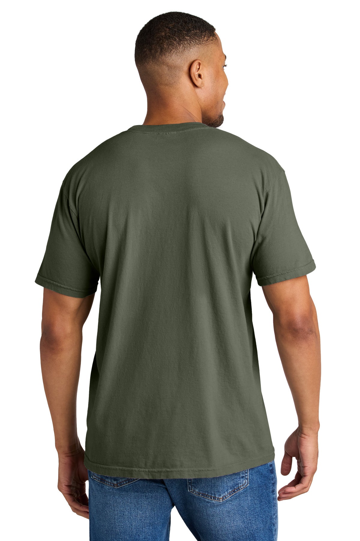 Custom Embroidered Comfort Colors T-Shirts  in Moss