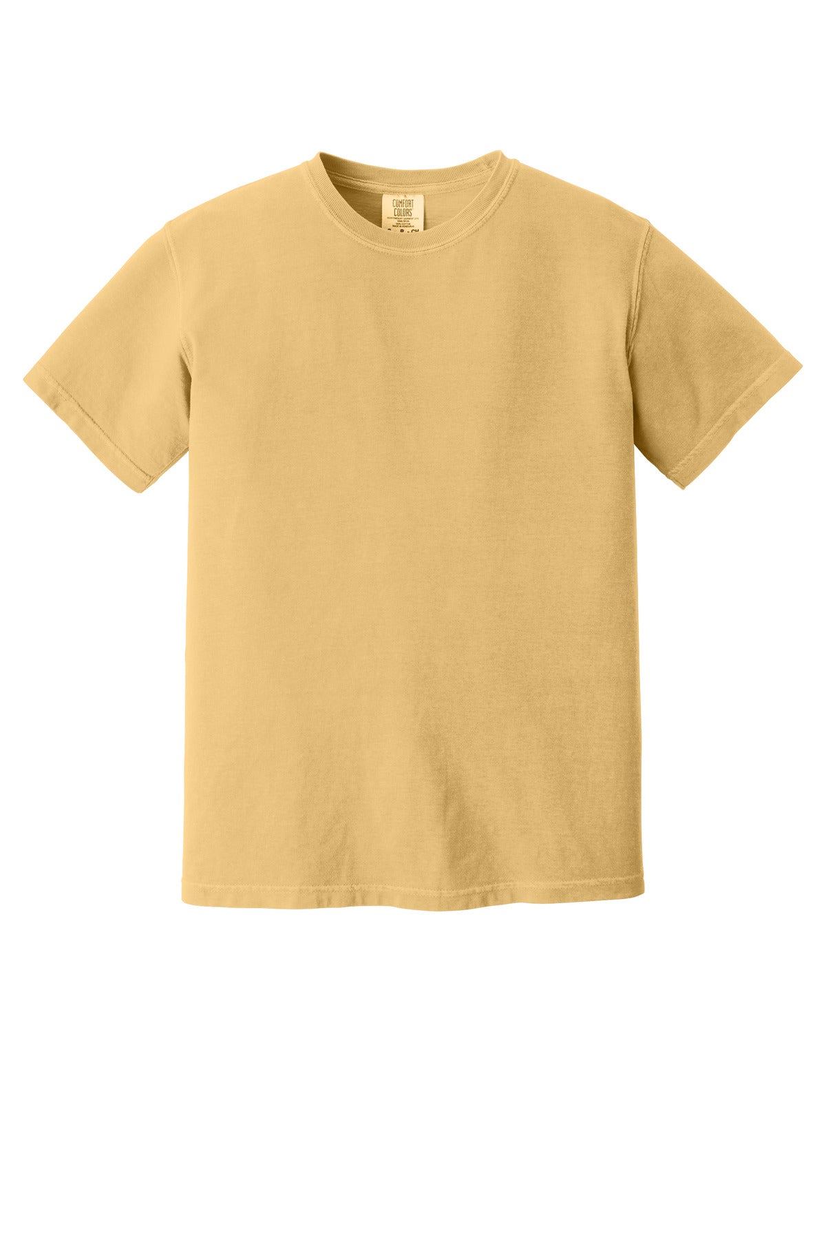 Custom Embroidered Comfort Colors T-Shirts  in Mustard