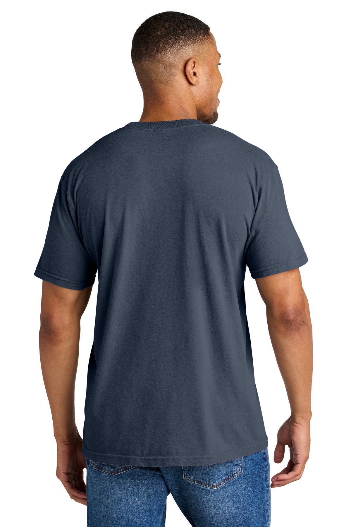 Custom Embroidered Comfort Colors T-Shirts  in Navy