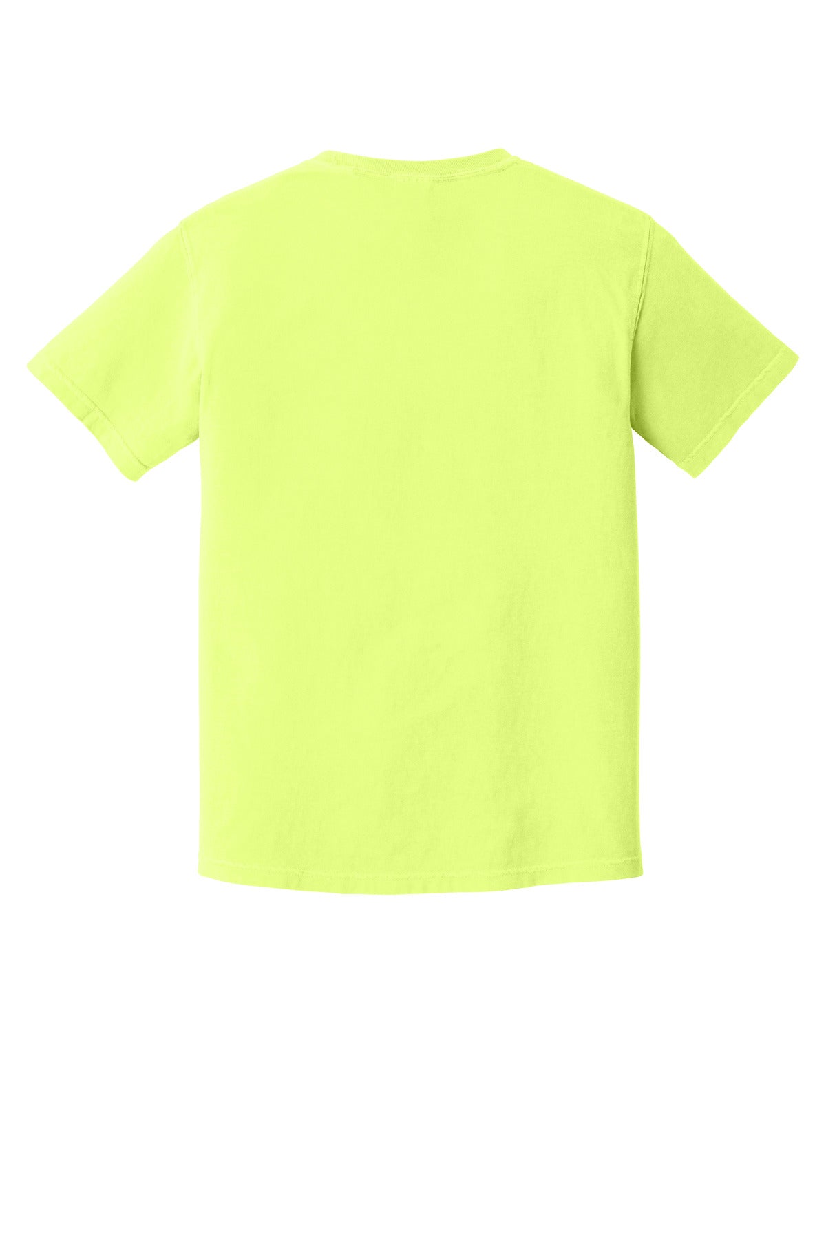 Custom Embroidered Comfort Colors T-Shirts  in Neon Lemon