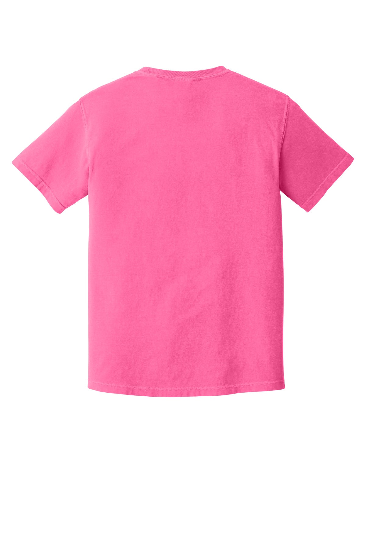 Custom Embroidered Comfort Colors T-Shirts  in Neon Pink
