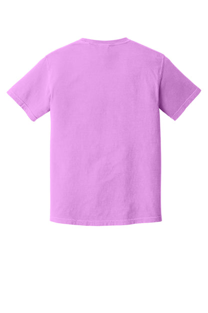 Custom Embroidered Comfort Colors T-Shirts  in Neon Violet