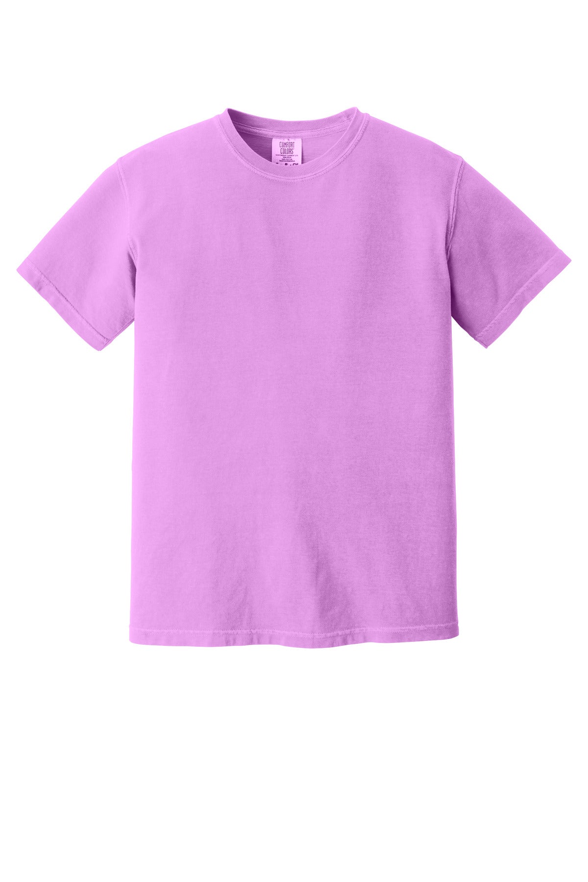 Custom Embroidered Comfort Colors T-Shirts  in Neon Violet