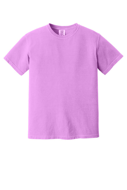 Custom Embroidered Comfort Colors T-Shirts  in Neon Violet