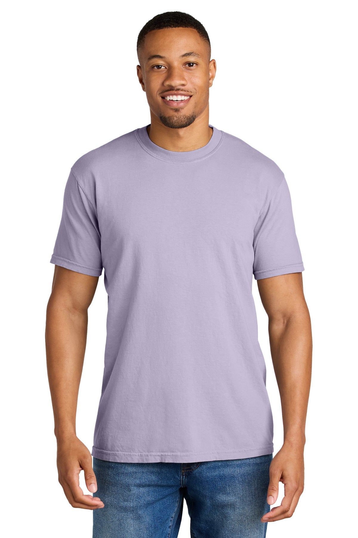Custom Embroidered Comfort Colors T-Shirts  in Orchid