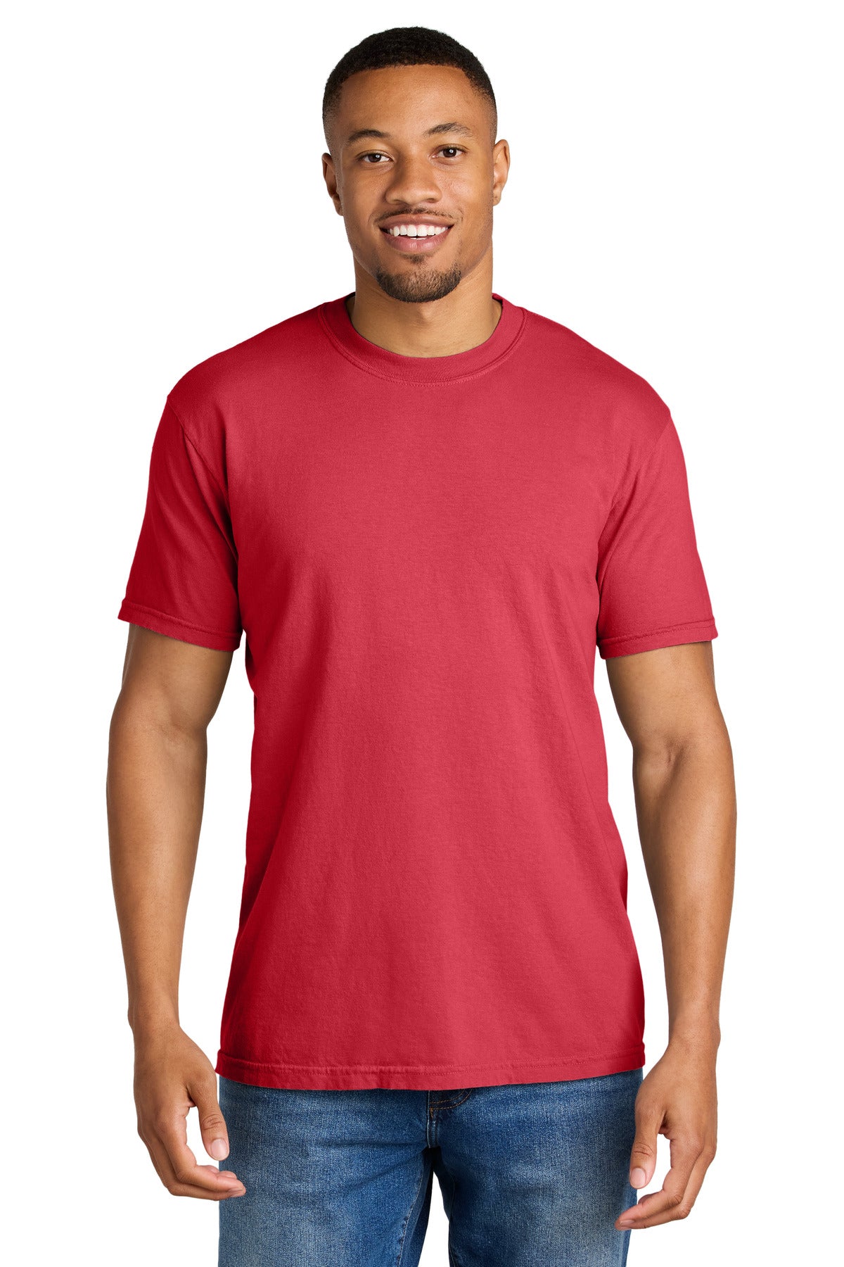 Custom Embroidered Comfort Colors T-Shirts  in Paprika