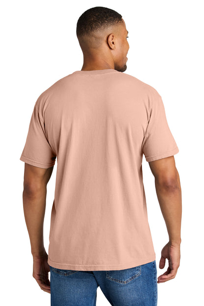 Custom Embroidered Comfort Colors T-Shirts  in Peachy