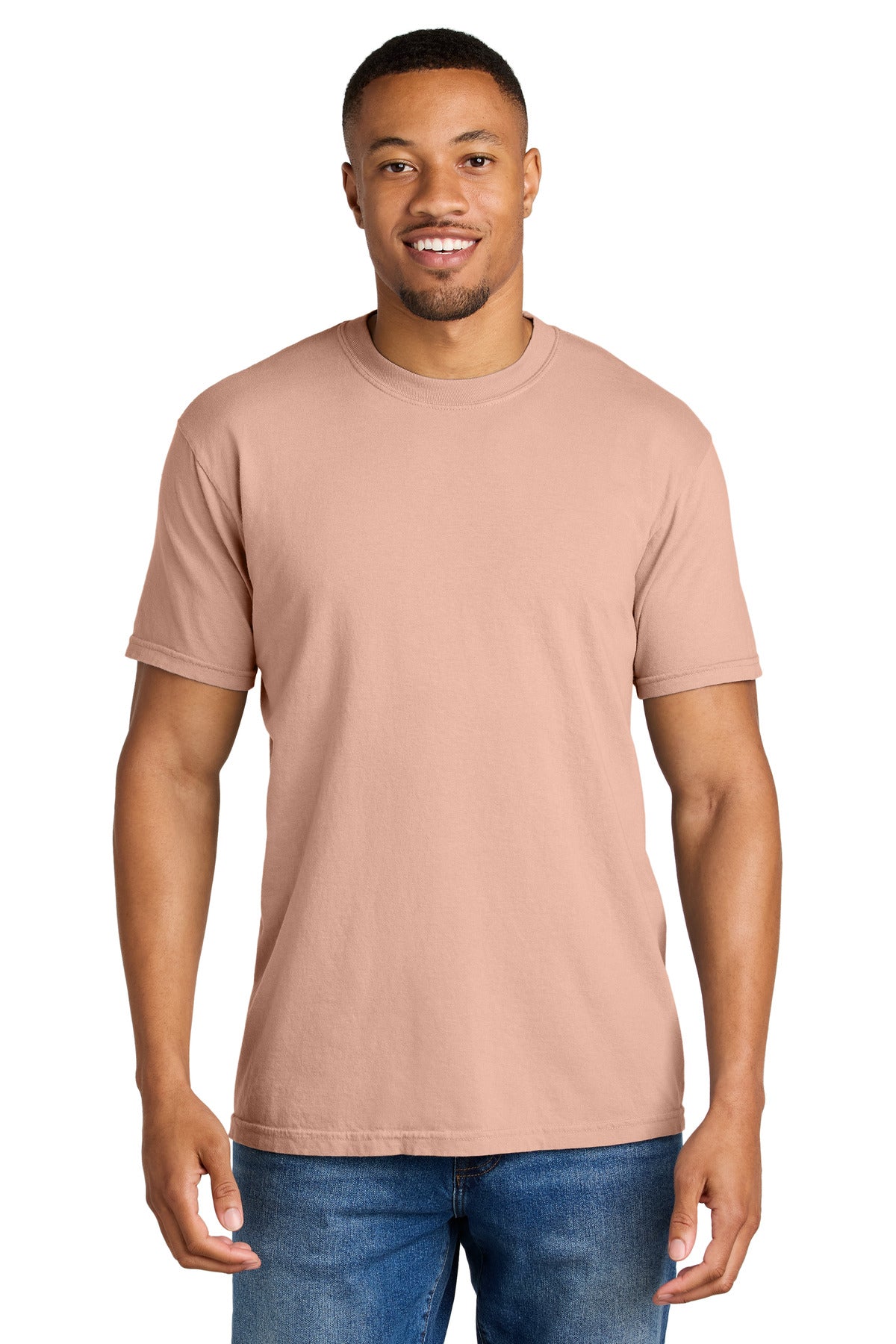 Custom Embroidered Comfort Colors T-Shirts  in Peachy