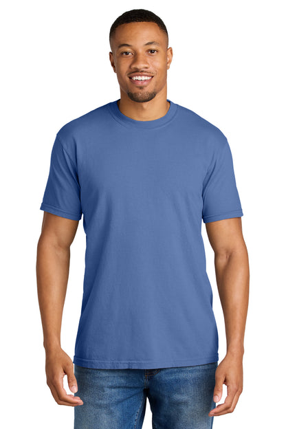 Custom Embroidered Comfort Colors T-Shirts  in Periwinkle