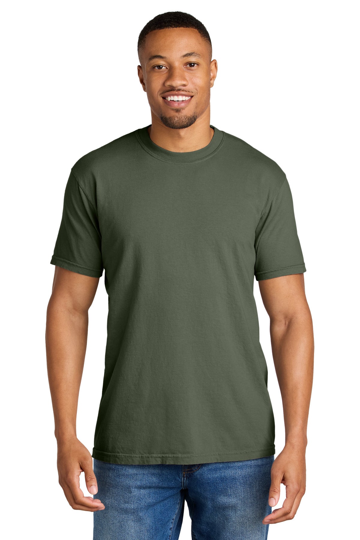 Custom Embroidered Comfort Colors T-Shirts  in Sage