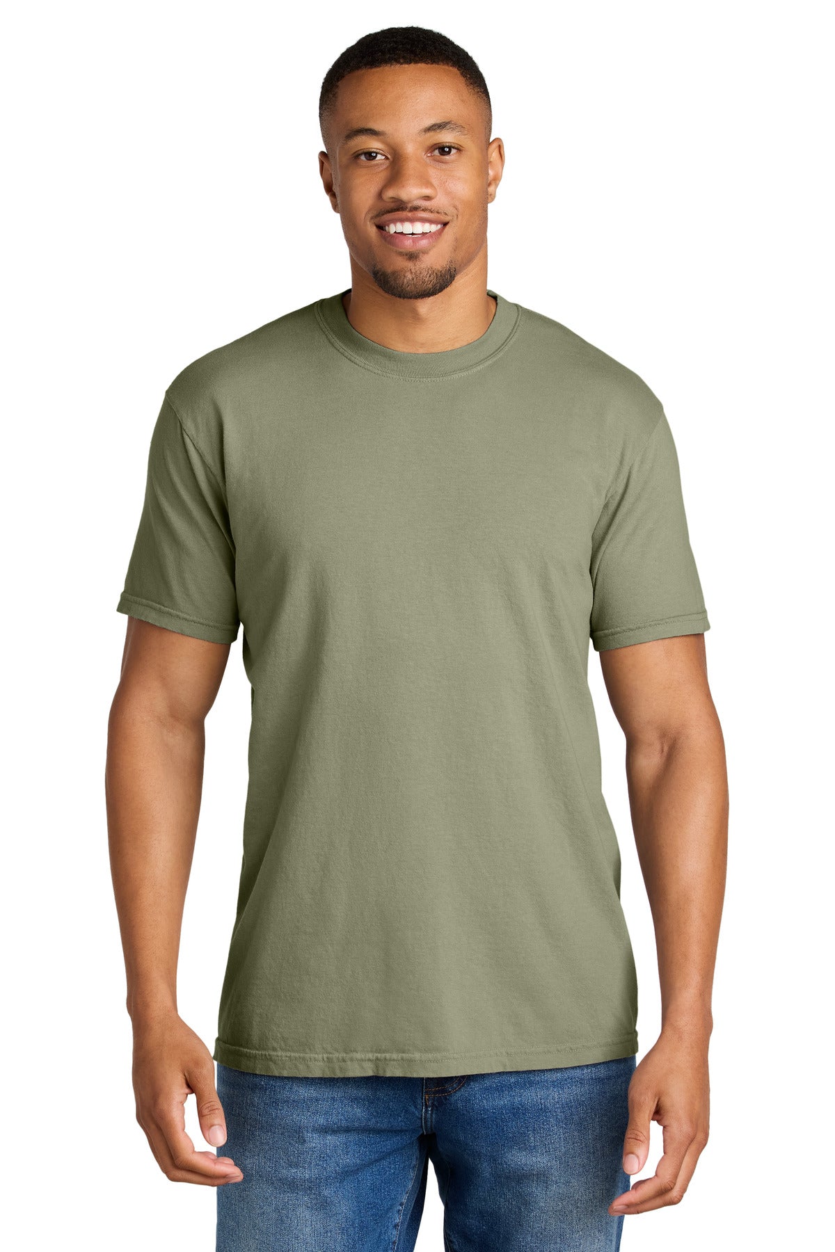 Custom Embroidered Comfort Colors T-Shirts  in Sandstone