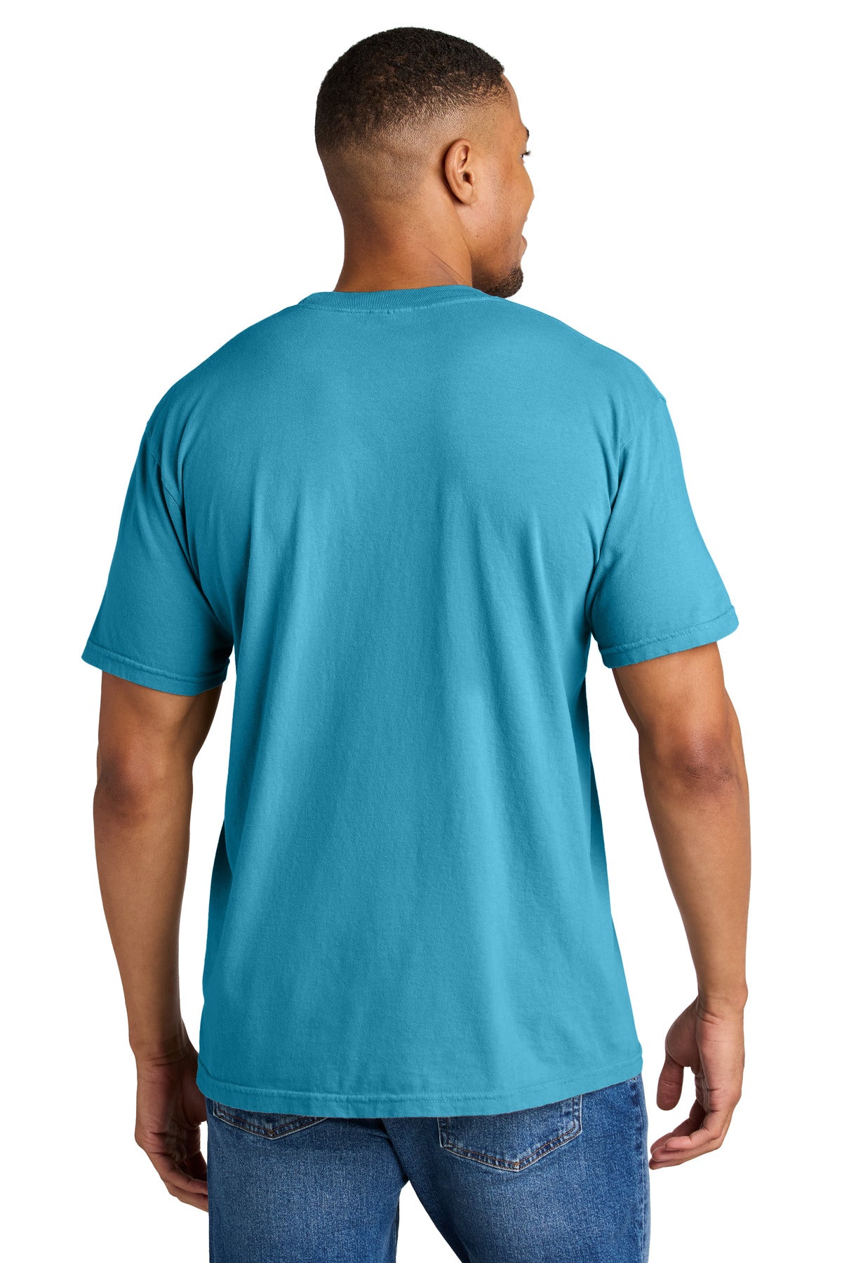 Custom Embroidered Comfort Colors T-Shirts  in Sapphire