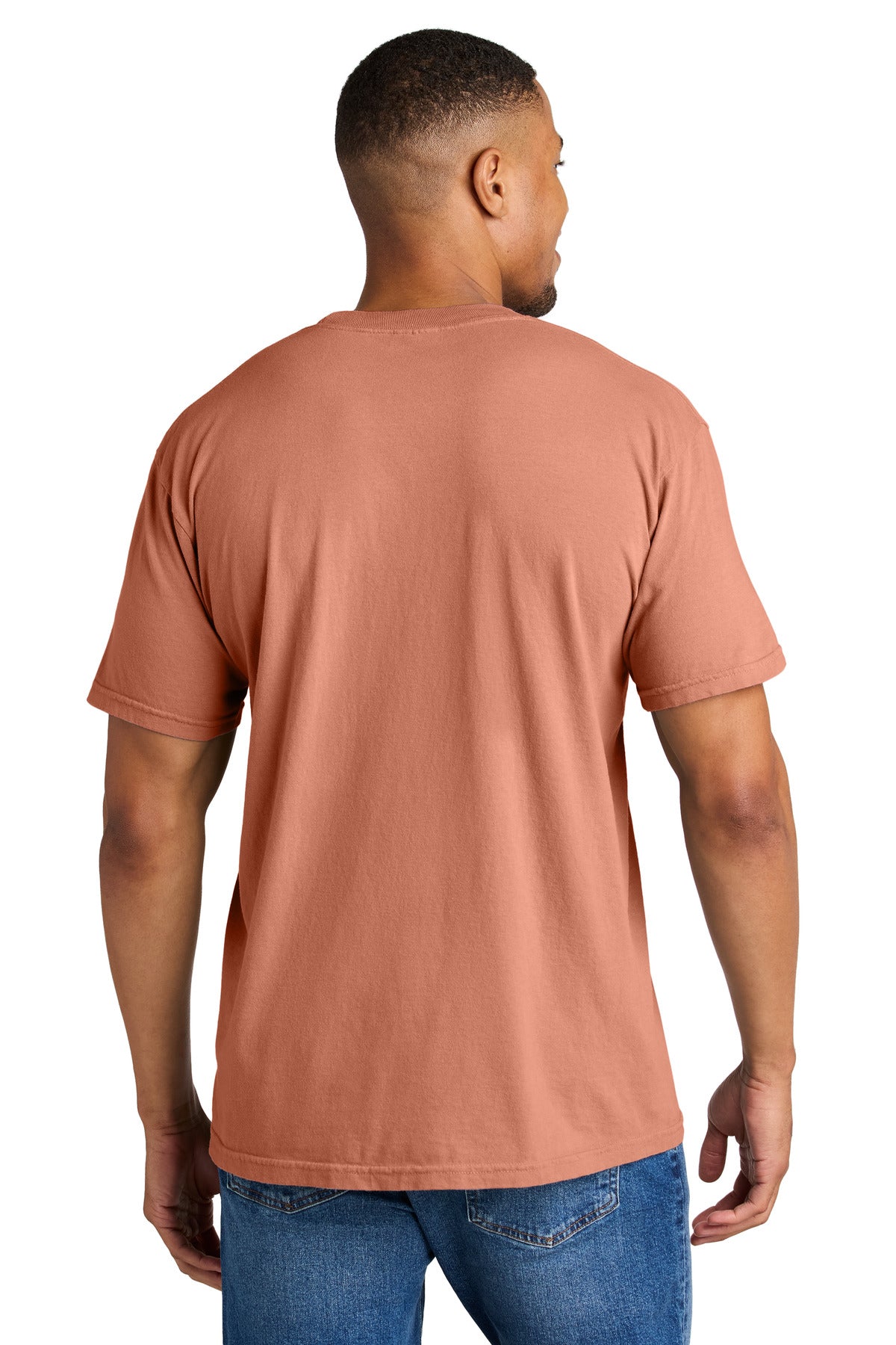 Custom Embroidered Comfort Colors T-Shirts  in Terracotta
