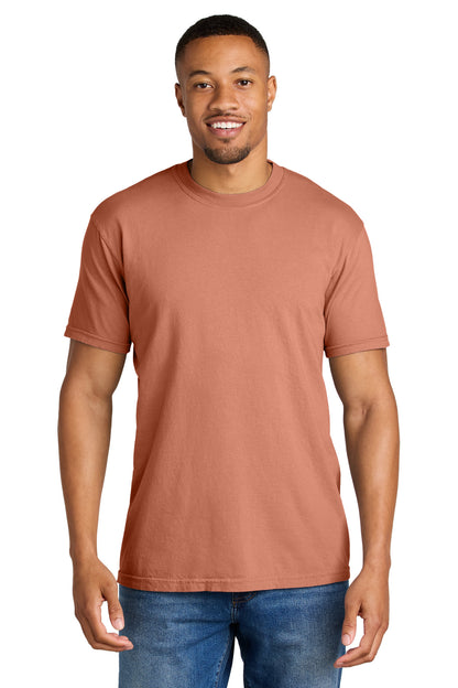 Custom Embroidered Comfort Colors T-Shirts  in Terracotta