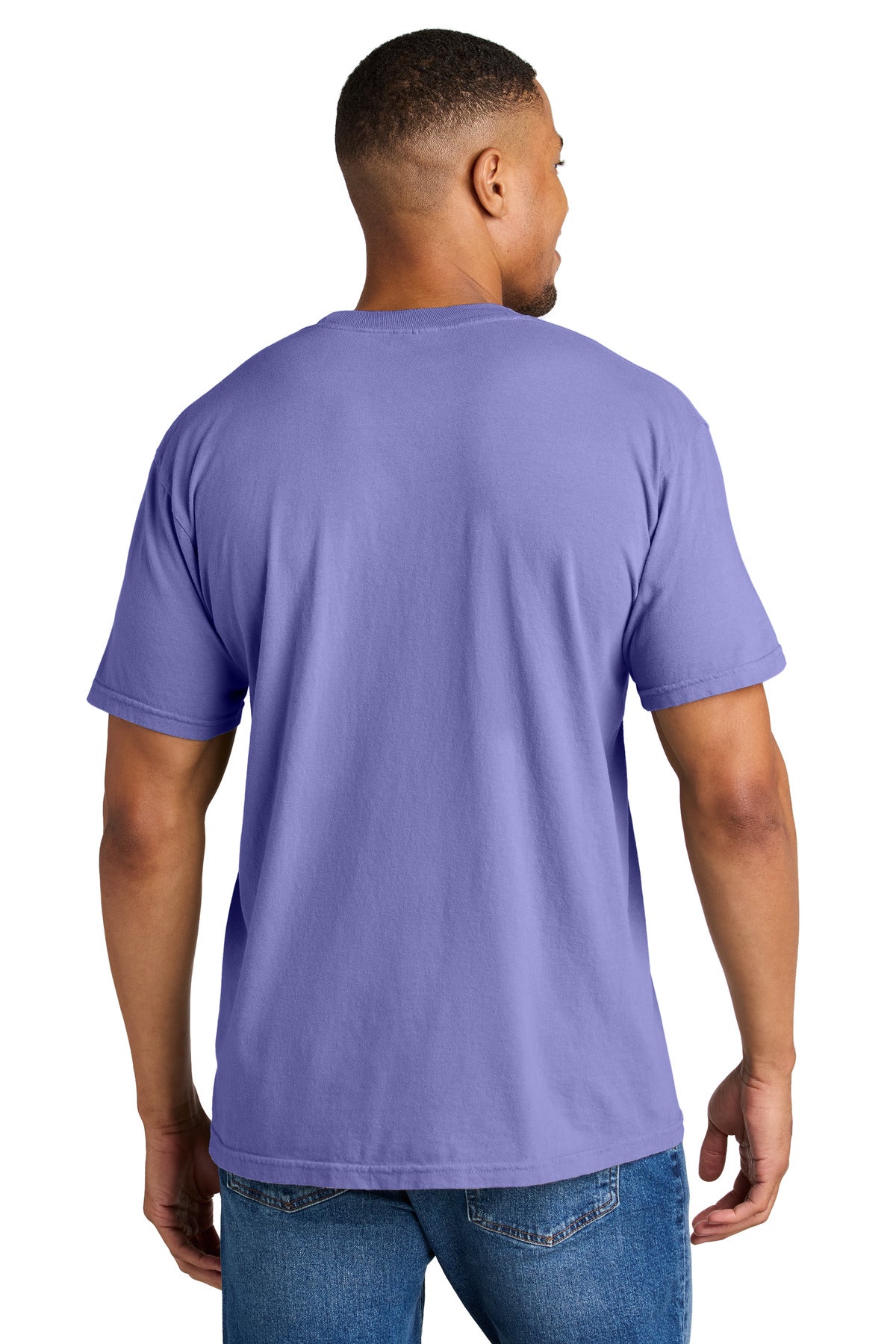 Custom Embroidered Comfort Colors T-Shirts  in Violet