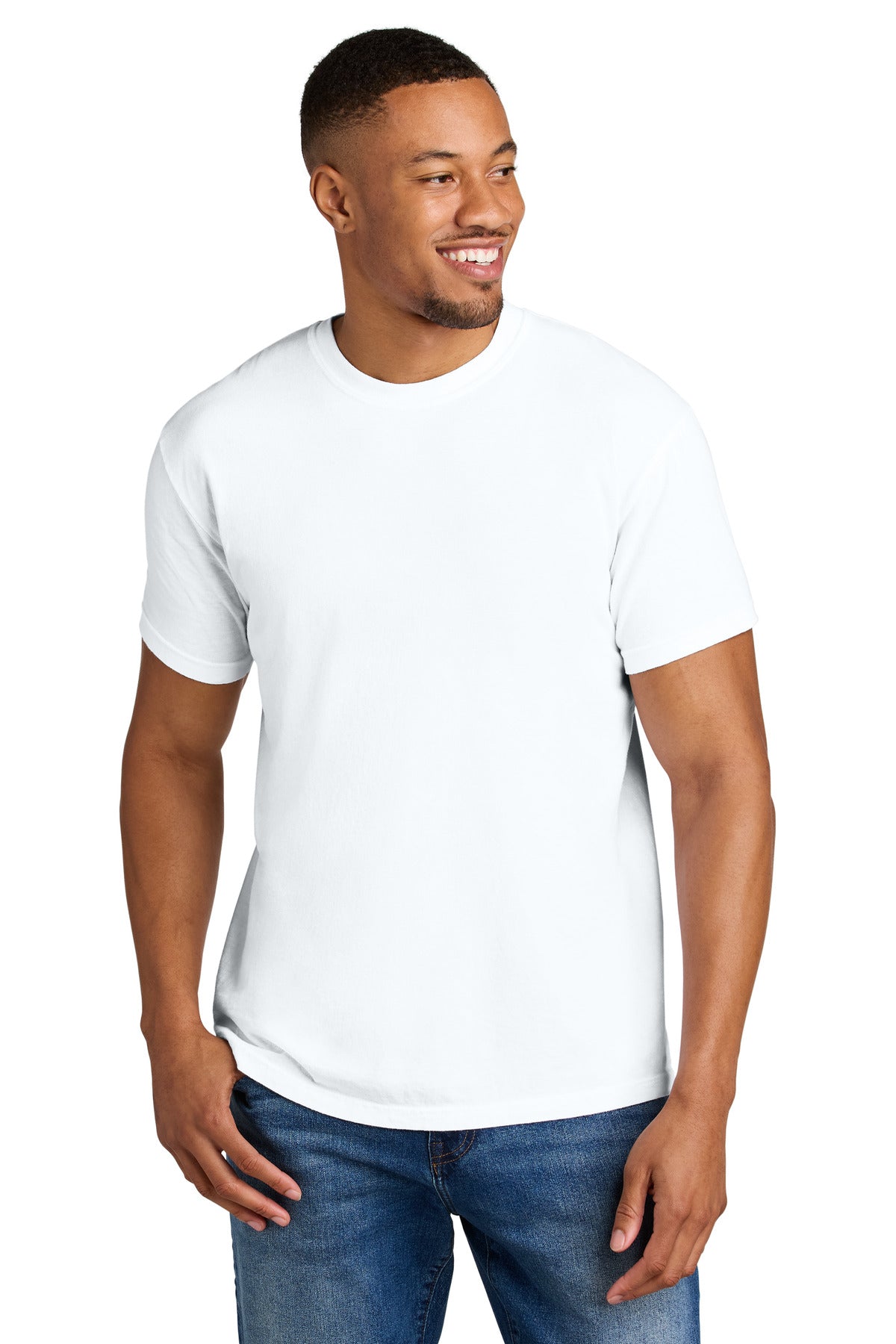 Custom Embroidered Comfort Colors T-Shirts  in White