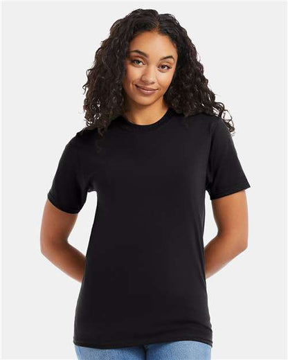 Custom Embroidered  Hanes Beefy-T® T-Shirt 5180 Black