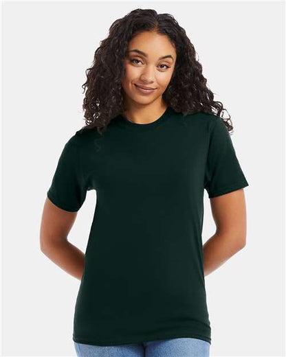 Custom Embroidered  Hanes Beefy-T® T-Shirt 5180 Deep Forest