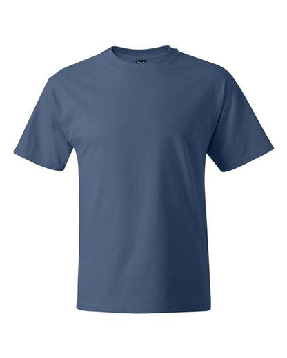 Hanes Beefy-T® T-Shirt 5180 Denim Blue