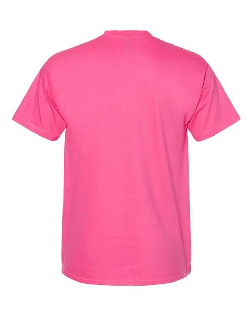 Hanes Beefy-T® T-Shirt 5180 Wow Pink