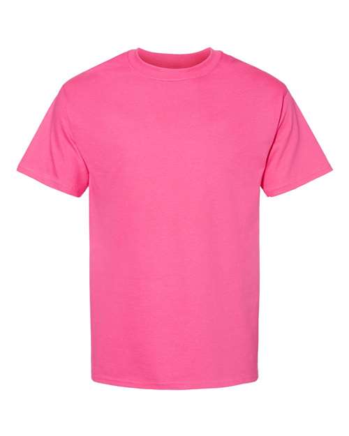 Hanes Beefy-T® T-Shirt 5180 Wow Pink