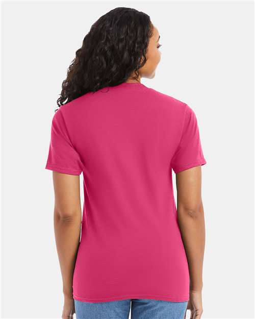 Hanes Beefy-T® T-Shirt 5180 Wow Pink