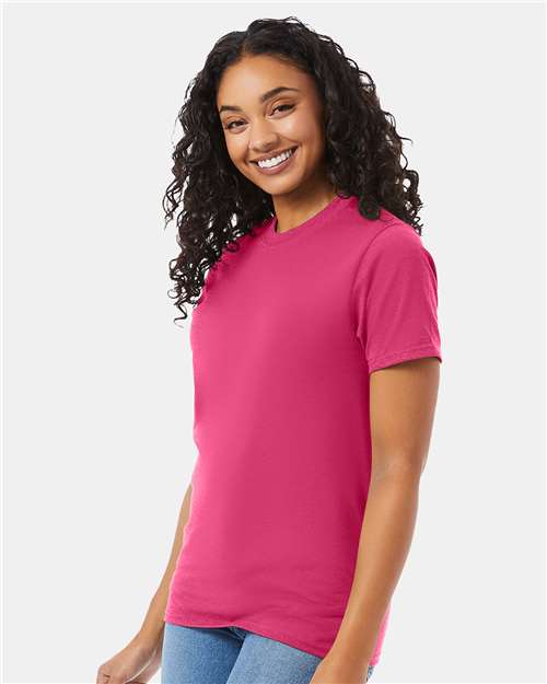 Hanes Beefy-T® T-Shirt 5180 Wow Pink
