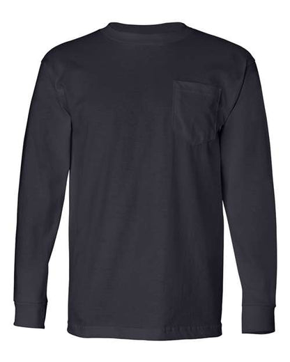 Bayside Unisex USA-Made Long Sleeve Pocket T-Shirt 61