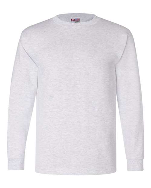 Bayside USA-Made Long Sleeve T-Shirt 6100 Ash