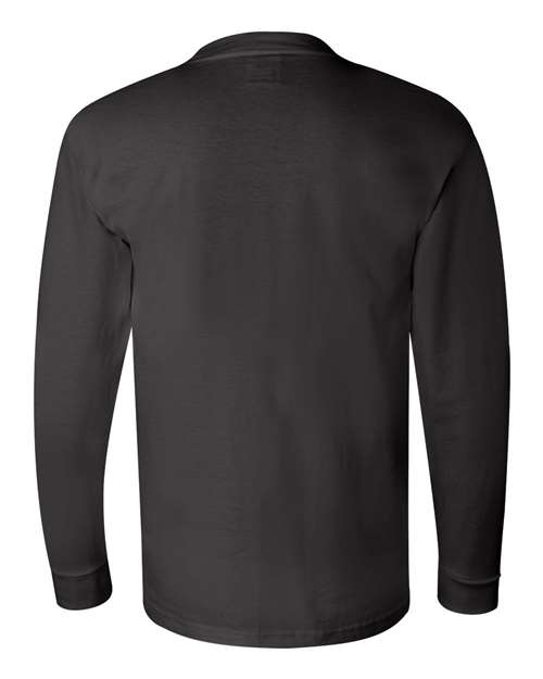 Bayside USA-Made Long Sleeve T-Shirt 6100 Black