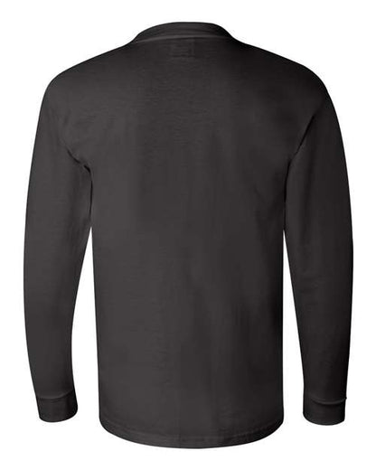 Bayside USA-Made Long Sleeve T-Shirt 6100 Black