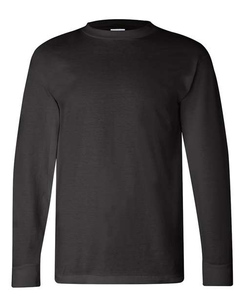 Bayside USA-Made Long Sleeve T-Shirt 6100 Black