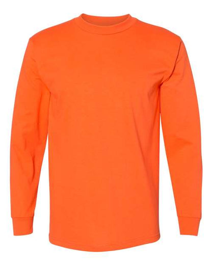 Bayside USA-Made Long Sleeve T-Shirt 6100 Orange
