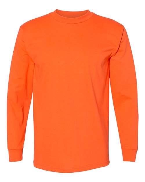 Bayside USA-Made Long Sleeve T-Shirt 6100 Orange