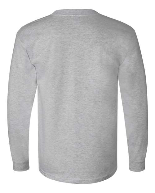 Bayside USA-Made Long Sleeve T-Shirt 6100 Dark Ash