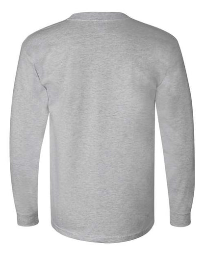 Bayside USA-Made Long Sleeve T-Shirt 6100 Dark Ash