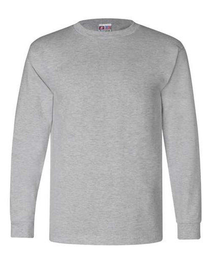 Bayside USA-Made Long Sleeve T-Shirt 6100 Dark Ash