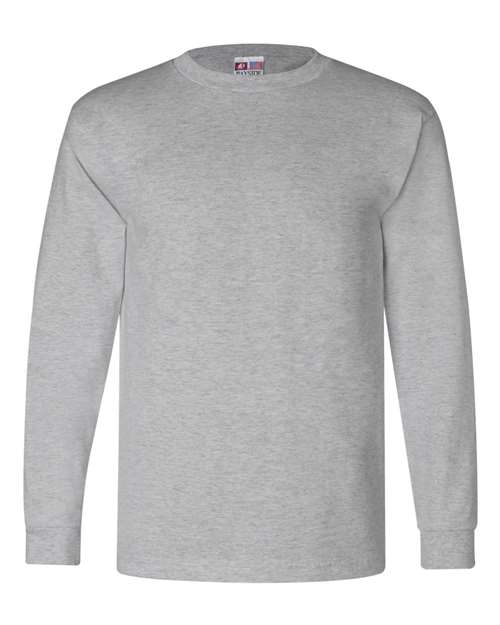 Bayside USA-Made Long Sleeve T-Shirt 6100 Dark Ash