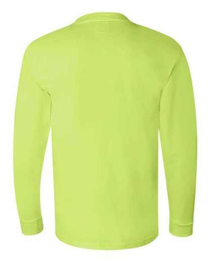 Bayside USA-Made Long Sleeve T-Shirt 6100 Lime Green